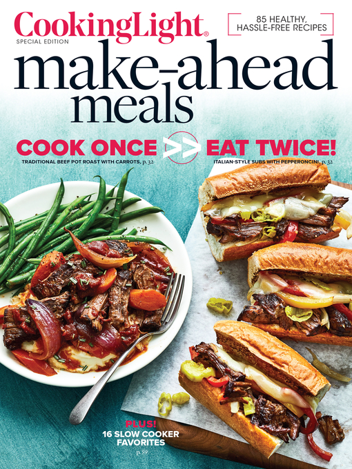 Title details for Cooking Light Make-Ahead Meals by Cooking Light - Available